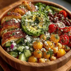 Vibrant Mediterranean Chickpea Salad Bowls