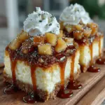 If you're searching for a dessert that beautifully marries the warmth of autumn spices with the creamy richness of cheesecake, look no further than caramelized apple cinnamon cheesecake bars. These delightful treats not only capture the essence of fall with their comforting flavors, but they also provide a stunning visual appeal that makes them perfect for gatherings, family dinners, or simply enjoying a cozy night in. The harmonious blend of caramelized apples, a hint of cinnamon, and the velvety texture of cheesecake creates a dessert experience that is sure to impress.