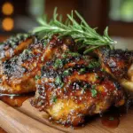 Are you looking for a delectable dish that perfectly balances sweetness and savory richness? Look no further than maple glazed chicken drumsticks. This delightful recipe brings together juicy chicken and a luscious maple glaze, creating a meal that is sure to impress family and friends alike. The standout feature of this dish is its flavor profile, which artfully combines the sweetness of pure maple syrup with the savory depth of soy sauce and Dijon mustard, and the aromatic hints from garlic and smoked paprika. The result is a mouthwatering experience that tantalizes the taste buds and leaves a lasting impression.