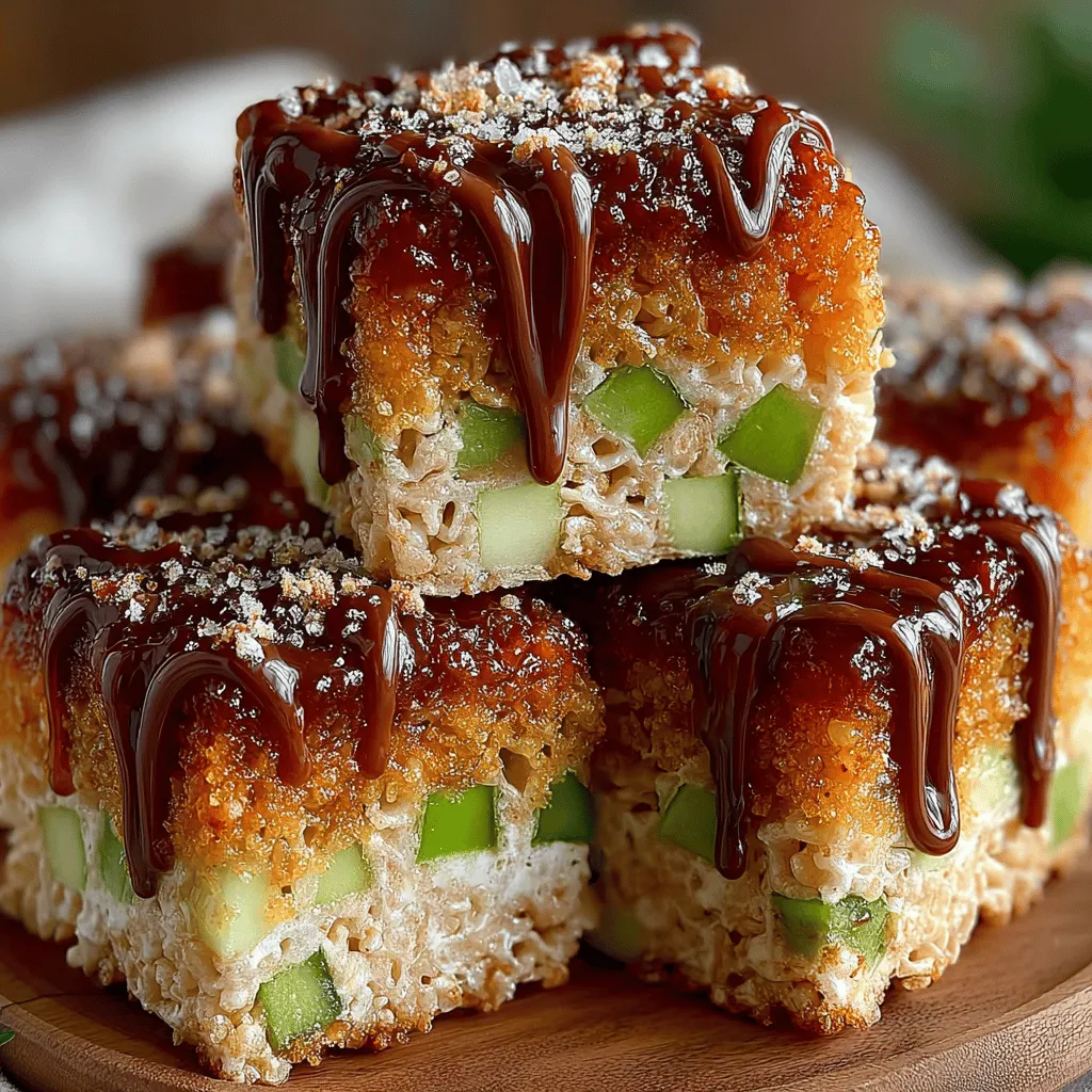 Caramel Apple Crunch Rice Krispie Treats offer a delightful twist on the classic dessert we all know and love. This innovative recipe combines the nostalgic flavors of traditional Rice Krispies treats with the sweetness of caramel and the tartness of fresh green apples, creating a dessert that is not only visually appealing but also bursting with flavor. Ideal for gatherings, parties, or simply indulging at home, these treats are sure to impress both kids and adults alike. In this article, we will dive into the ingredients, preparation steps, and the unique characteristics that make these treats a standout choice for any occasion.