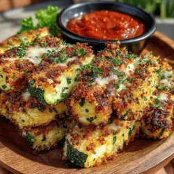 In recent years, the culinary landscape has seen a significant shift towards healthier eating habits, prompting home cooks to reimagine their favorite comfort foods in ways that prioritize flavor and nutrition. One of the standout creations in this health-conscious movement is Crispy Baked Parmesan Zucchini Fries. This innovative dish offers a light and crunchy alternative to traditional French fries, allowing you to indulge in the satisfying crunch without the guilt associated with deep-fried options. With their irresistible flavor and appealing texture, these zucchini fries not only please the palate but also contribute to a balanced diet.