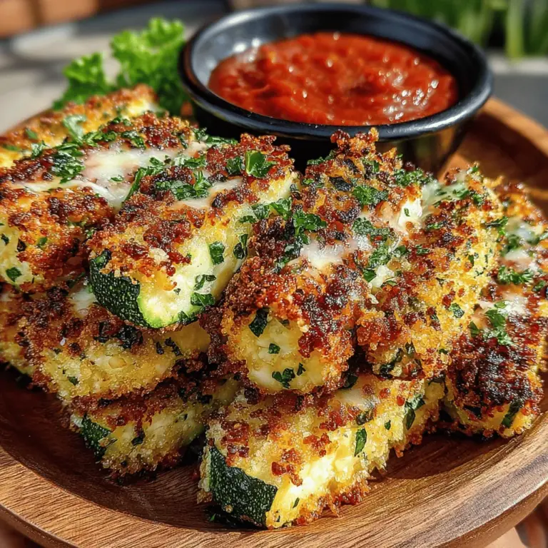 In recent years, the culinary landscape has seen a significant shift towards healthier eating habits, prompting home cooks to reimagine their favorite comfort foods in ways that prioritize flavor and nutrition. One of the standout creations in this health-conscious movement is Crispy Baked Parmesan Zucchini Fries. This innovative dish offers a light and crunchy alternative to traditional French fries, allowing you to indulge in the satisfying crunch without the guilt associated with deep-fried options. With their irresistible flavor and appealing texture, these zucchini fries not only please the palate but also contribute to a balanced diet.