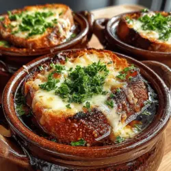 Caramelized Elegance: Classic French Onion Soup