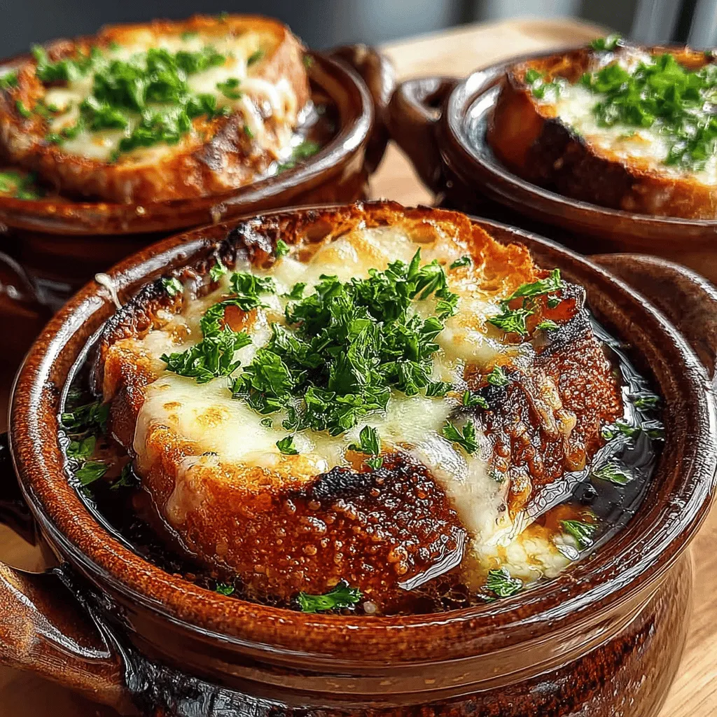 French Onion Soup is more than just a dish; it’s a culinary tradition steeped in history. Originating in France during the 18th century, this comforting soup has earned its place as a beloved classic in both French bistros and home kitchens worldwide. Known for its rich, savory flavor and luxurious texture, French Onion Soup tells the story of humble ingredients transformed into something extraordinary. The aromatic blend of caramelized onions, rich broth, and melted cheese creates a symphony of flavors that captivates the senses and warms the soul.