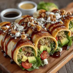 In the fast-paced modern world, where time is often of the essence, finding healthy and delicious meal options can feel like a daunting task. However, Balsamic Vinaigrette Wraps emerge as a standout choice in the realm of quick, nutritious meals. These vibrant wraps are a symphony of fresh greens, protein-packed quinoa, and creamy avocado, all brought together with a tangy and flavorful balsamic vinaigrette. Versatile and easy to customize, they are ideal for lunch, dinner, or even a wholesome snack. In this article, we will delve into the components that make up these wraps, guide you through the preparation process, and highlight the nutritional benefits that accompany each ingredient.
