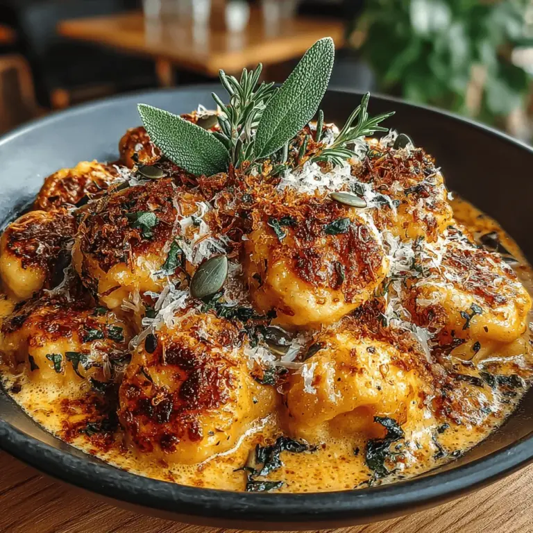 As the leaves begin to change and the air turns crisp, the arrival of autumn signals the perfect time to indulge in comforting seasonal dishes. One such dish that embodies the essence of fall is pumpkin gnocchi with sage brown butter sauce. This delightful combination brings together the earthy sweetness of pumpkin and the rich, nutty flavor of browned butter, creating a meal that is not only satisfying but also packed with seasonal flair.