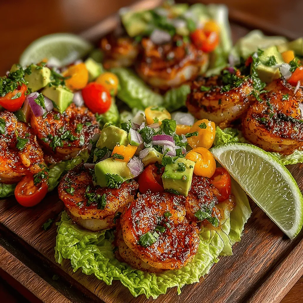 If you're looking for a healthy, refreshing meal option that bursts with flavor, look no further than Zesty Garlic Lime Shrimp Lettuce Wraps. This dish is not only visually appealing but also packs a nutritional punch. Imagine succulent shrimp marinated in zesty lime juice and aromatic garlic, all wrapped up in crisp lettuce leaves and complemented by fresh, vibrant vegetables. These wraps are perfect for a light lunch, a satisfying dinner, or even an impressive appetizer for your next gathering.