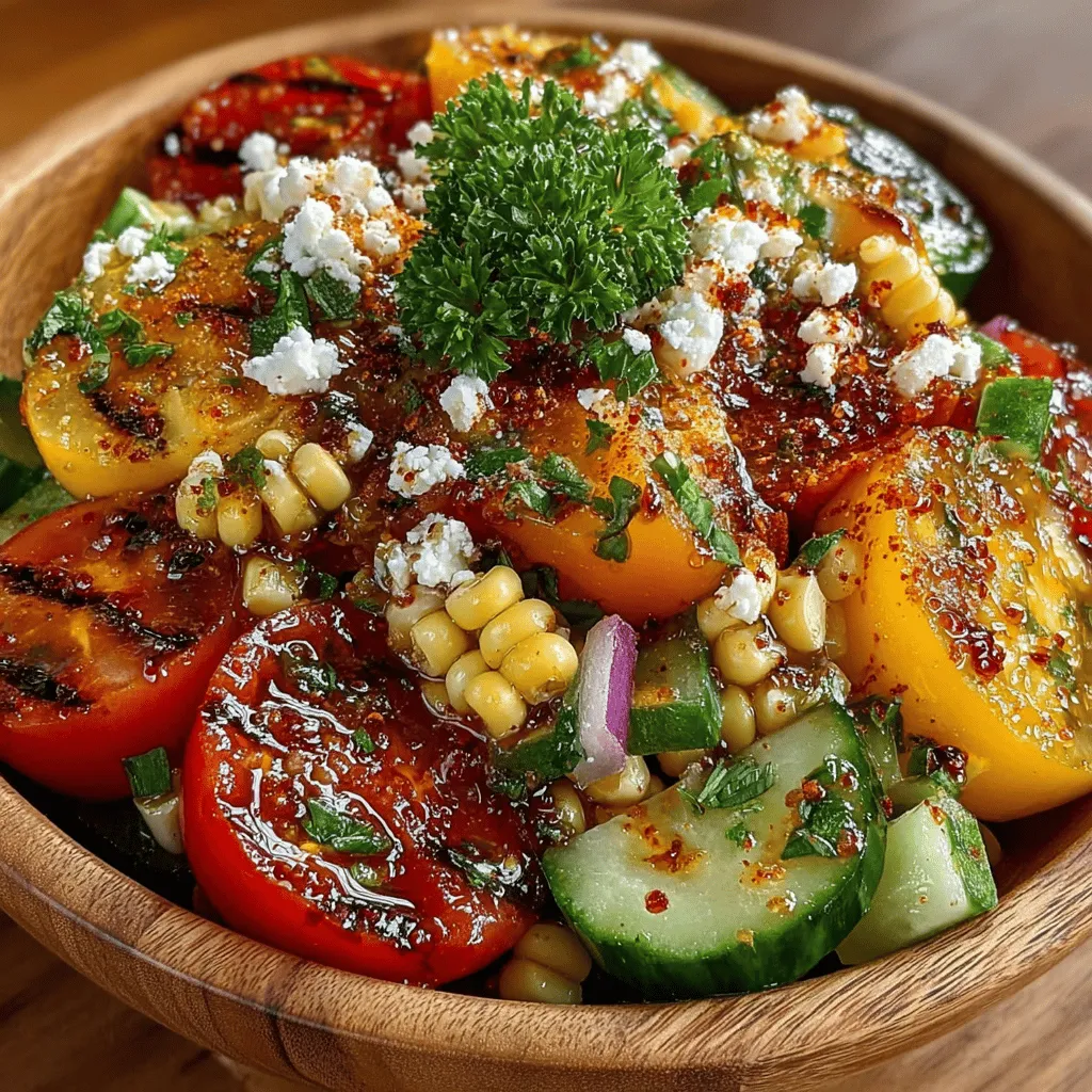 As the warm sun graces us with longer days and vibrant blooms, summer dining becomes a celebration of fresh, vibrant flavors. The appeal of summer salads lies not only in their ability to cool us down but also in the diverse array of seasonal produce that bursts with flavor. One standout dish that embodies the essence of summer is the Bright & Breezy Summer Tomato and Corn Salad. This salad showcases the best of the season's bounty, combining sweet, juicy tomatoes and crisp corn in a light, refreshing dish that serves as both a delightful side and a satisfying light meal.