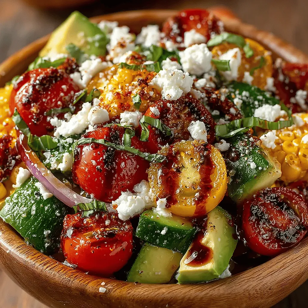 As the summer sun warms the air and gardens burst with vibrant colors, there’s no better way to celebrate the season than with a dish that embodies its essence: the Sun-Kissed Tomato & Corn Delight. This refreshing salad is a delightful combination of sweet cherry tomatoes, succulent corn, and an array of complementary ingredients that create a symphony of flavors and textures. Perfect for summer gatherings, picnics, or as a nutritious side dish, this salad is all about embracing the fresh produce that the season offers.