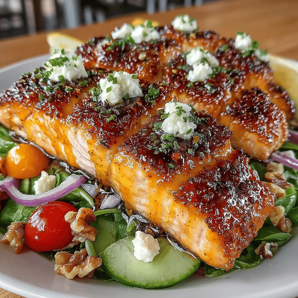 Salmon has long been celebrated as a cornerstone of healthy diets, revered not only for its rich flavor but also for its impressive nutritional profile. As more health-conscious individuals and families seek to incorporate more fish into their meals, salmon stands out as a versatile option that can be prepared in numerous ways. From straightforward grilling to more complex dishes, salmon consistently delivers on taste and health benefits. In this article, we will focus on a delightful recipe that elevates this beloved fish: Honey Mustard Glazed Salmon Salad.