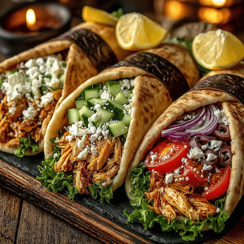 Greek cuisine is celebrated for its rich tapestry of flavors, vibrant colors, and wholesome ingredients. Renowned for its emphasis on fresh vegetables, lean meats, and healthy fats, Greek food embodies a culinary philosophy that prioritizes both taste and nutrition. Among the myriad of delicious dishes that the Mediterranean has to offer, Zesty Greek Chicken Pita Wraps stand out as an enticing option that perfectly encapsulates the essence of this beloved cuisine. These wraps combine tender grilled chicken with a medley of fresh vegetables, briny feta cheese, and a zesty dressing, all enveloped within the comforting embrace of whole wheat pita bread. Not only are they a satisfying meal choice for lunch or dinner, but they also offer a healthy alternative that does not compromise on flavor.