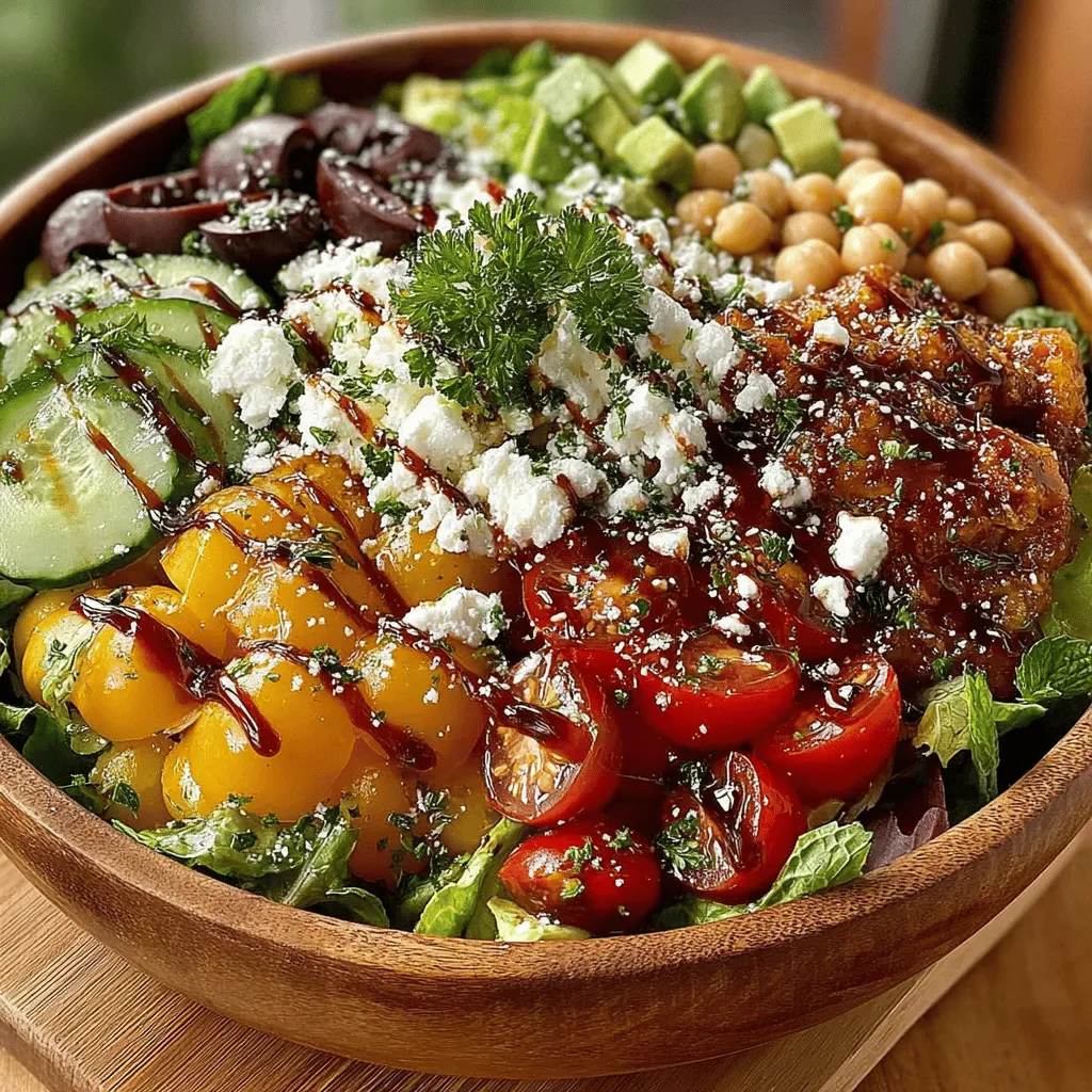 Sunshine Mediterranean Chickpea Salad Bowls are more than just a meal; they are a celebration of flavor, color, and nutrition. This vibrant dish is perfect for various occasions, whether it's a light lunch, a hearty dinner, or a delightful side at a summer gathering. The combination of fresh vegetables, protein-rich chickpeas, and zesty dressing makes this salad not only visually appealing but also a wholesome choice packed with essential nutrients.