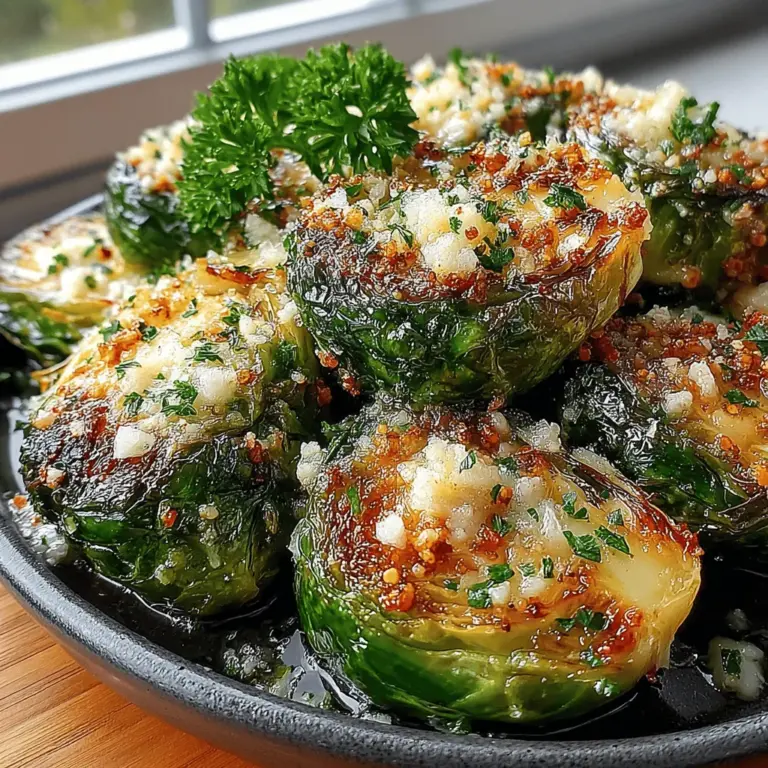 Crispy Garlic Parmesan Brussels Sprouts are more than just a vegetable side dish; they are a culinary experience that elevates the humble Brussels sprout into a crispy, savory delight. Combining the earthiness of Brussels sprouts with the aromatic richness of garlic and the umami punch of Parmesan cheese, this recipe transforms an often-overlooked vegetable into a crowd-pleaser. Whether you are a seasoned chef or a novice cook, mastering this recipe can help you impress your family and guests, turning even the most reluctant vegetable eaters into enthusiastic fans.