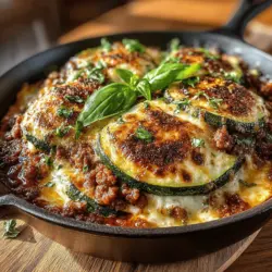 In the world of comfort food, lasagna holds a special place in many hearts. Traditionally layered with pasta, rich sauces, and a medley of cheeses, this beloved dish can often come with a hefty calorie count. However, a growing trend in healthy eating emphasizes that comfort food doesn’t have to sacrifice nutrition for flavor. Enter the Zucchini Bliss Lasagna Bake, a delightful twist on the classic recipe that brings together wholesome ingredients without compromising on taste. This innovative dish not only satisfies your cravings but also aligns with healthier eating practices, making it a perfect option for families looking to enjoy a nourishing meal together.