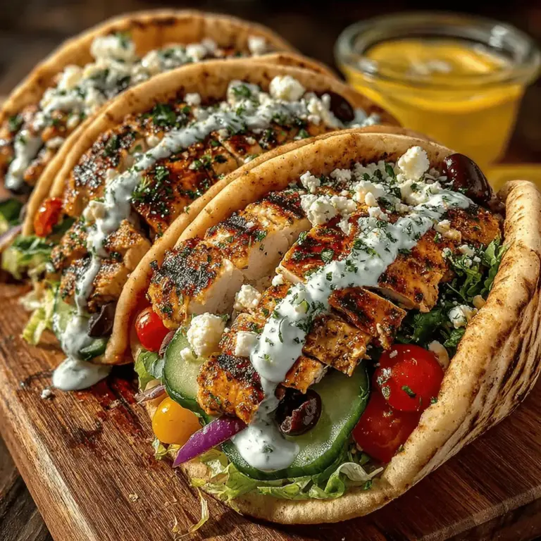 Greek cuisine is a vibrant tapestry of flavors, aromas, and textures, offering a delightful experience that is both satisfying and wholesome. Among the many culinary treasures this Mediterranean region has to offer, Greek Chicken Pita Wraps stand out as a delicious and health-conscious choice. Combining succulent marinated chicken with fresh vegetables, tangy feta cheese, and a creamy tzatziki sauce, these wraps are not only a feast for the taste buds but also a smart addition to any balanced diet.