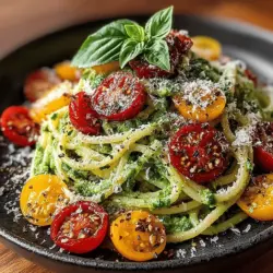 Creamy Avocado Pasta with Basil: A Culinary Delight